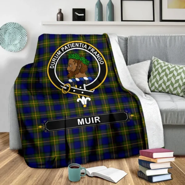 Muir Crest Tartan Blanket, 3 Sizes - Image 4