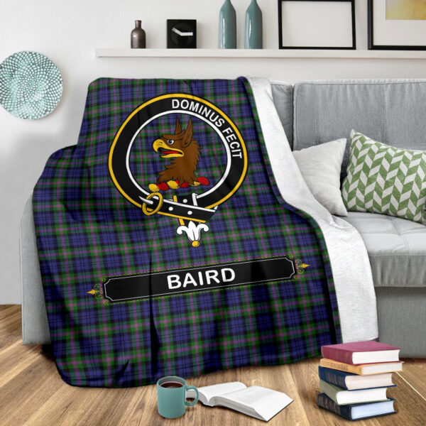 Baird Crest Tartan Blanket, 3 Sizes - Image 4