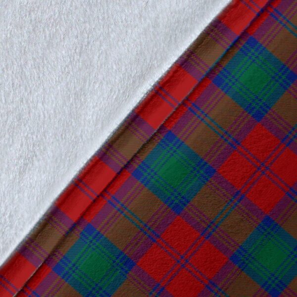 Auchinleck or Affleck Crest Tartan Blanket, 3 Sizes - Image 5