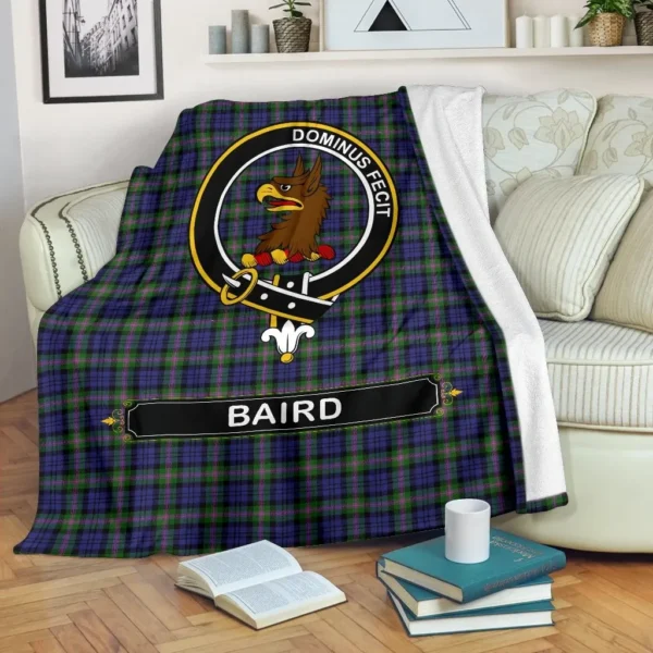 Baird Crest Tartan Blanket, 3 Sizes - Image 2