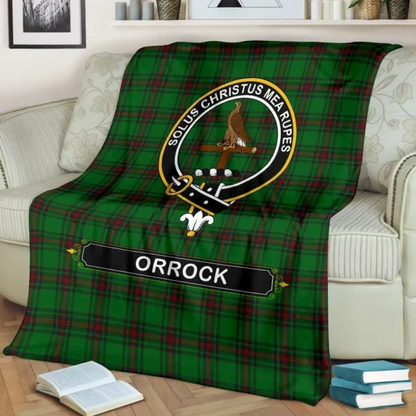 Orrock Crest Tartan Blanket, 3 Sizes - Image 3