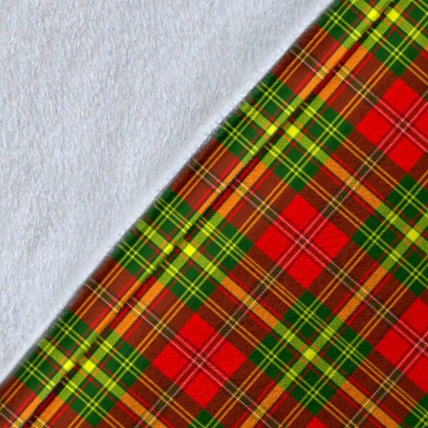 Leask Crest Tartan Blanket, 3 Sizes - Image 5