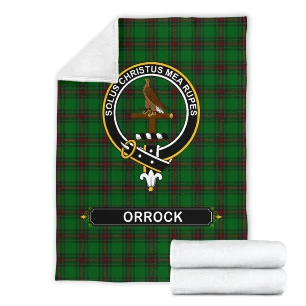 Orrock Crest Tartan Blanket, 3 Sizes