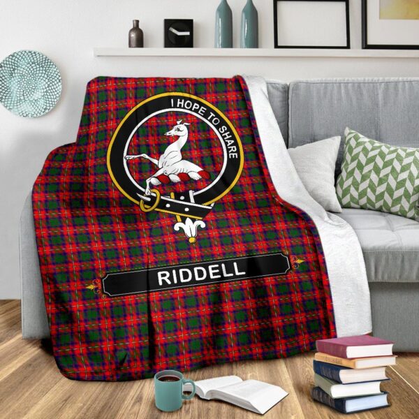 Riddell Crest Tartan Blanket, 3 Sizes - Image 4