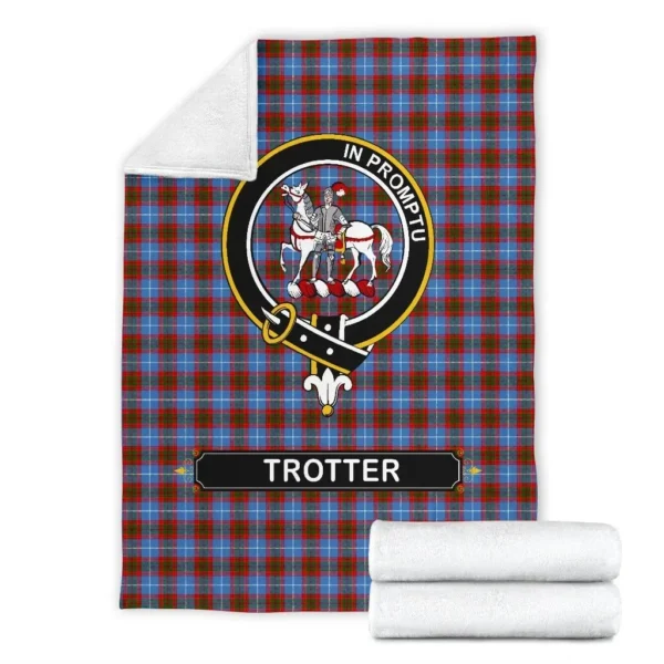 Trotter Crest Tartan Blanket, 3 Sizes