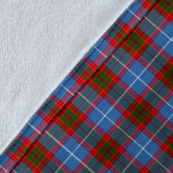 Trotter Crest Tartan Blanket, 3 Sizes - Image 5