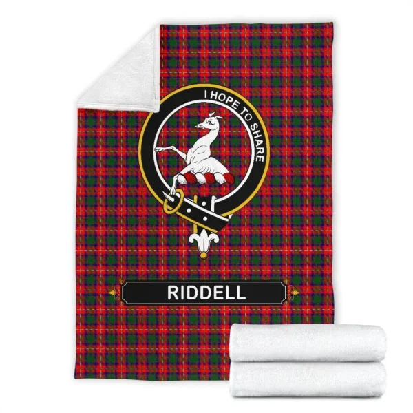 Riddell Crest Tartan Blanket, 3 Sizes