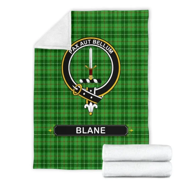 Blane Crest Tartan Blanket, 3 Sizes