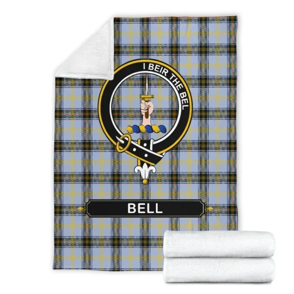 Bell Crest Tartan Blanket, 3 Sizes