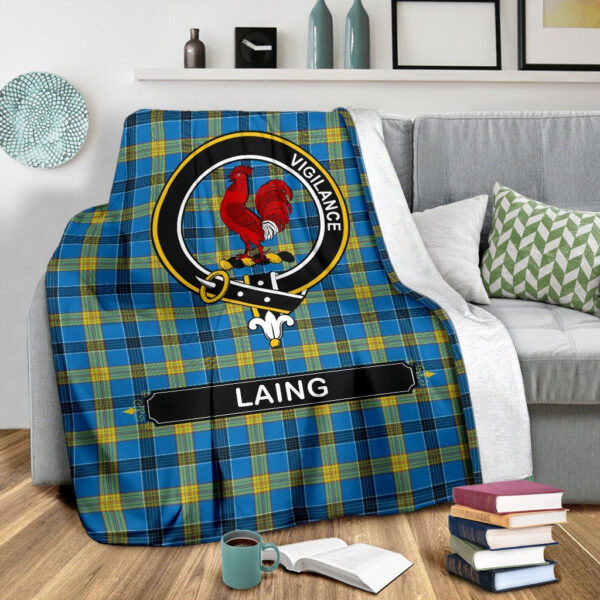 Laing Crest Tartan Blanket, 3 Sizes - Image 4