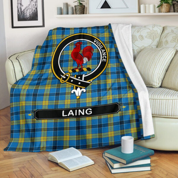 Laing Crest Tartan Blanket, 3 Sizes - Image 2