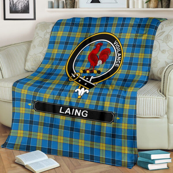 Laing Crest Tartan Blanket, 3 Sizes - Image 3