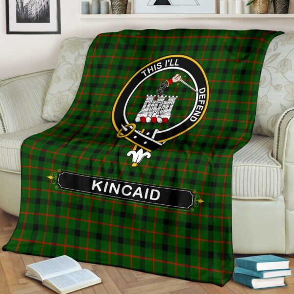 Kincaid Crest Tartan Blanket, 3 Sizes - Image 3