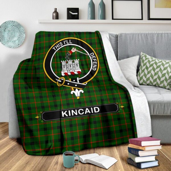 Kincaid Crest Tartan Blanket, 3 Sizes - Image 4