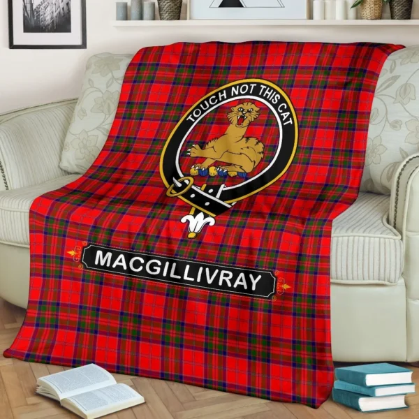 MacGillivray Crest Tartan Blanket, 3 Sizes - Image 3