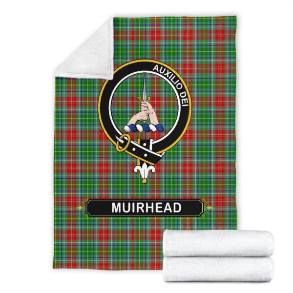 Muirhead Crest Tartan Blanket, 3 Sizes