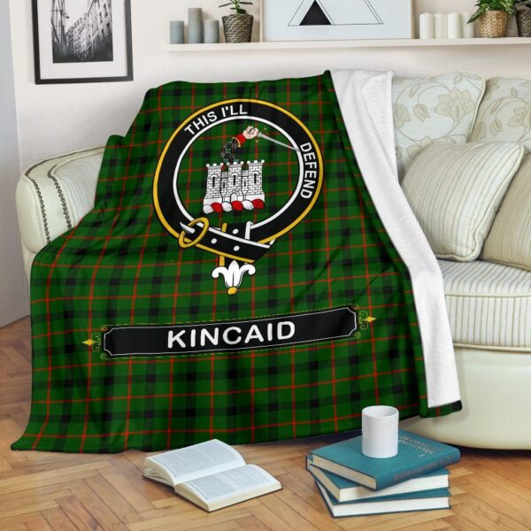 Kincaid Crest Tartan Blanket, 3 Sizes - Image 2