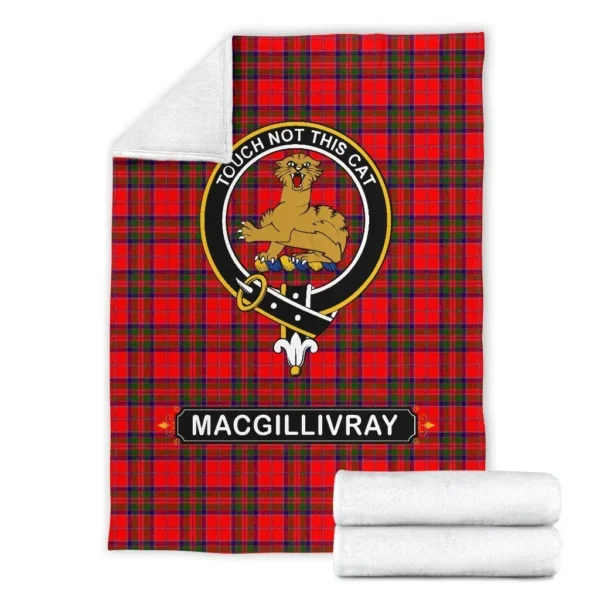 MacGillivray Crest Tartan Blanket, 3 Sizes