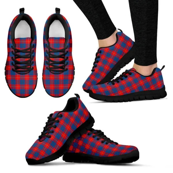 ScotClans Tartan Sneaker, Galloway Red Tartan Sneaker - Image 3