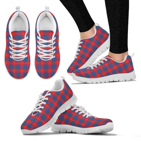 ScotClans Tartan Sneaker, Galloway Red Tartan Sneaker - Image 4