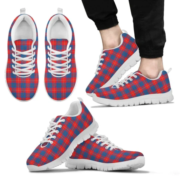 ScotClans Tartan Sneaker, Galloway Red Tartan Sneaker - Image 2