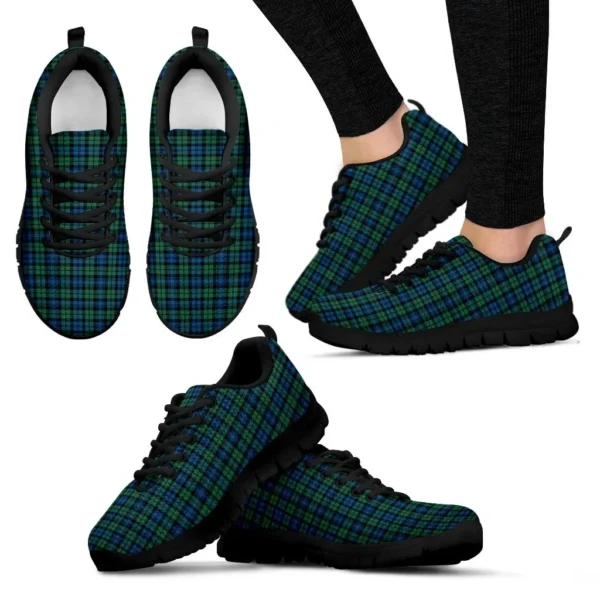 ScotClans Tartan Sneaker, Campbell Ancient 02 Tartan Sneaker - Image 3