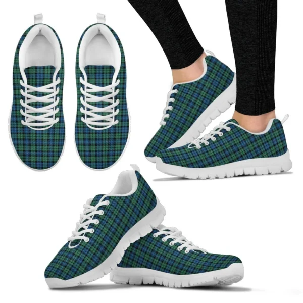 ScotClans Tartan Sneaker, Campbell Ancient 02 Tartan Sneaker - Image 4