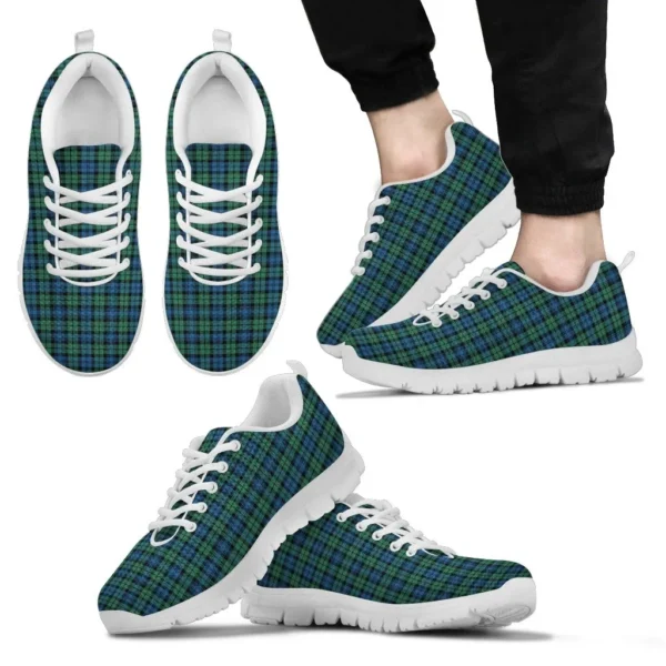 ScotClans Tartan Sneaker, Campbell Ancient 02 Tartan Sneaker - Image 2