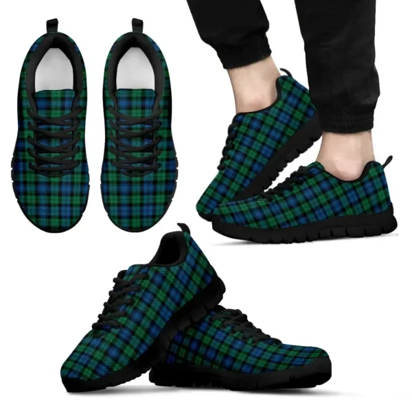 ScotClans Tartan Sneaker, Blackwatch Ancient Tartan Sneaker