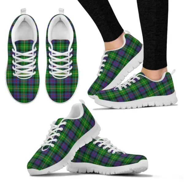 ScotClans Tartan Sneaker, Tait Modern Tartan Sneaker - Image 4