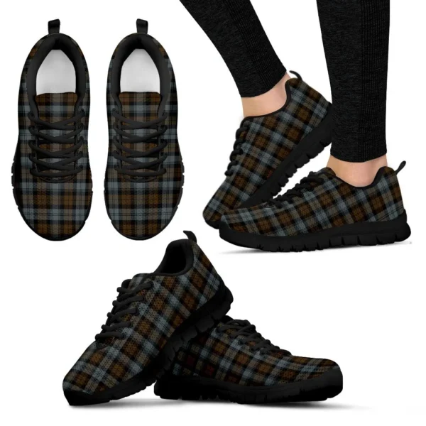 ScotClans Tartan Sneaker, BlackWatch Weathered Tartan Sneaker - Image 3