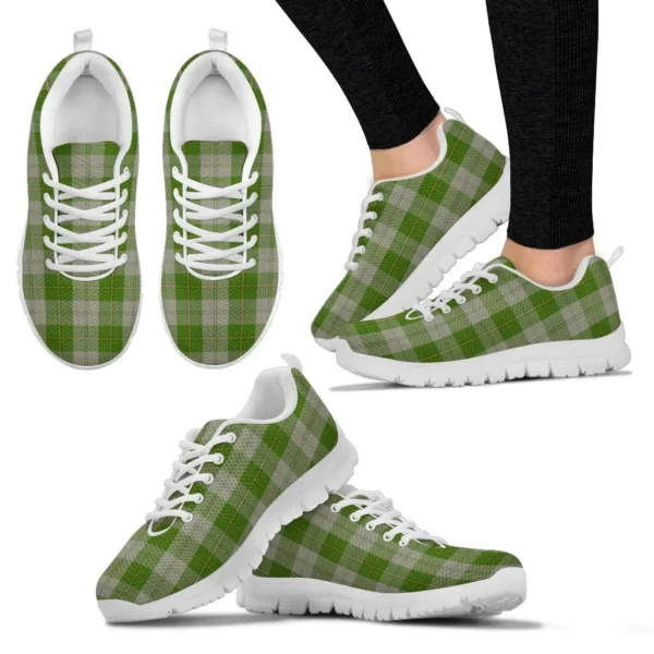 ScotClans Tartan Sneaker, Cunningham Dress Green Dancers Tartan Sneaker - Image 4