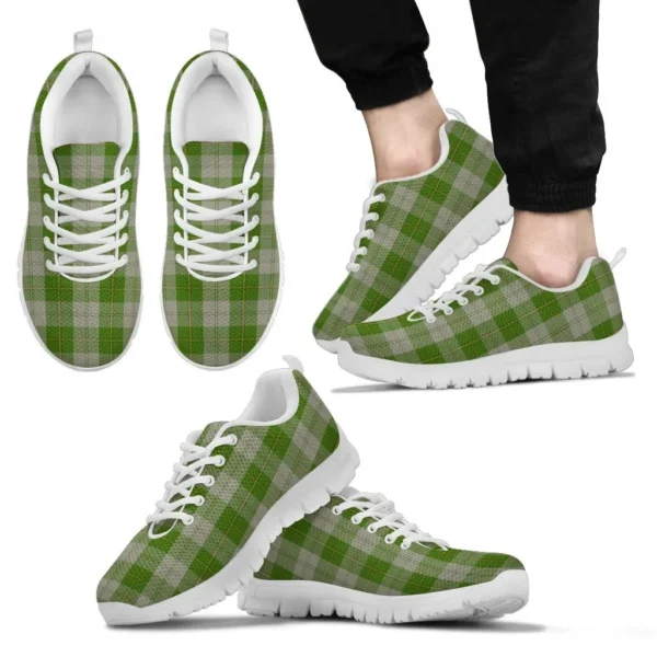 ScotClans Tartan Sneaker, Cunningham Dress Green Dancers Tartan Sneaker - Image 2