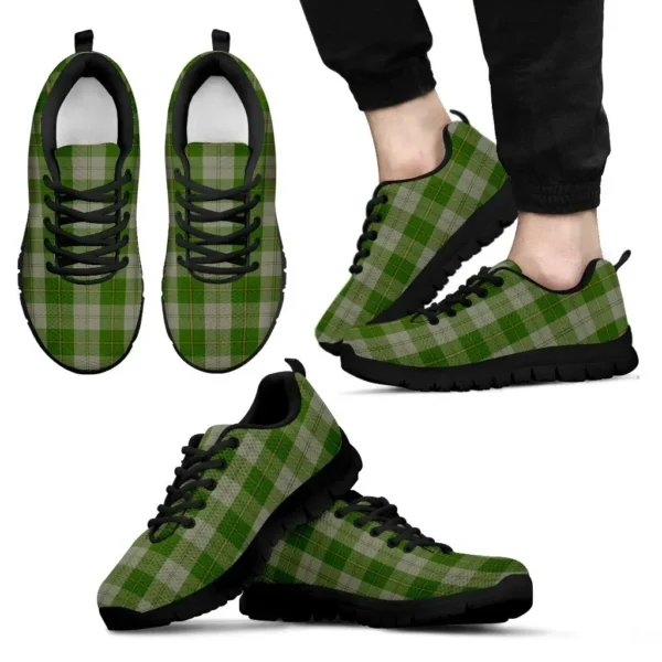 ScotClans Tartan Sneaker, Cunningham Dress Green Dancers Tartan Sneaker