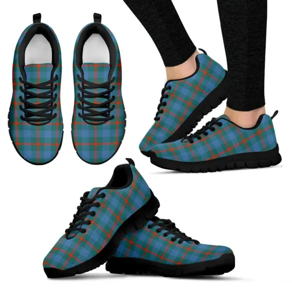 ScotClans Tartan Sneaker, Agnew Ancient Tartan Sneaker - Image 3