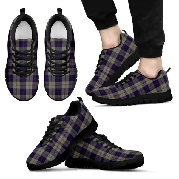 ScotClans Tartan Sneaker, Cunningham Dress Blue Dancers Tartan Sneaker