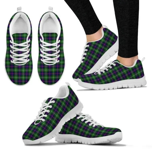 ScotClans Tartan Sneaker, Sutherland Modern Tartan Sneaker - Image 4