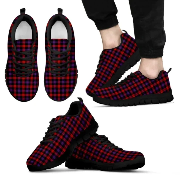 ScotClans Tartan Sneaker, Brown Modern Tartan Sneaker