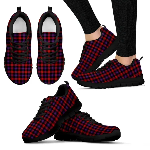 ScotClans Tartan Sneaker, Brown Modern Tartan Sneaker - Image 3