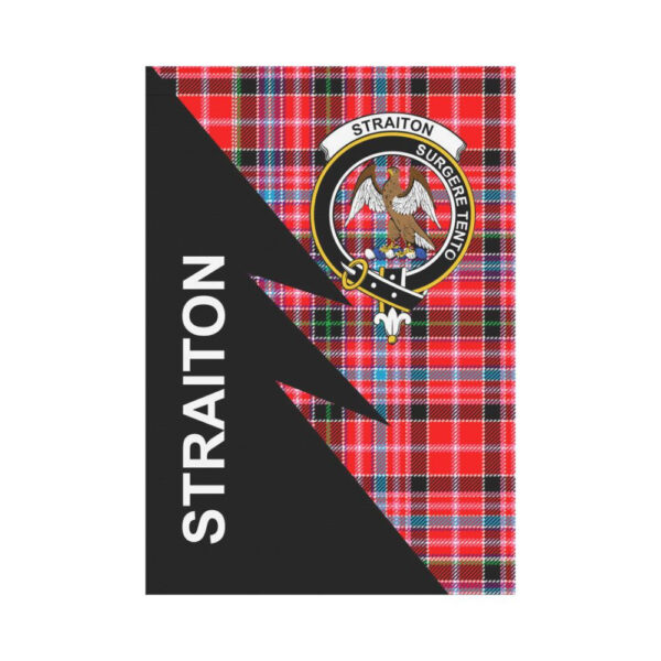 Tartanclans Garden Flag, Clan Strange (or Strang) Plaid & Crest Tartan Flag, Flash Style - Image 2