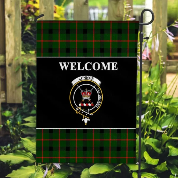 Tartanclans Lennox (Lennox Kincaid) Flag, Welcome Tartan Day Garden Flag