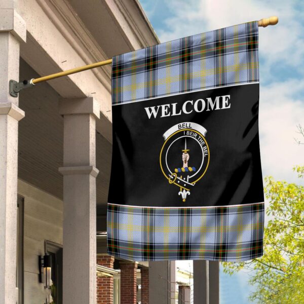 Tartanclans Bell Flag, Welcome Tartan Day Garden Flag - Image 2