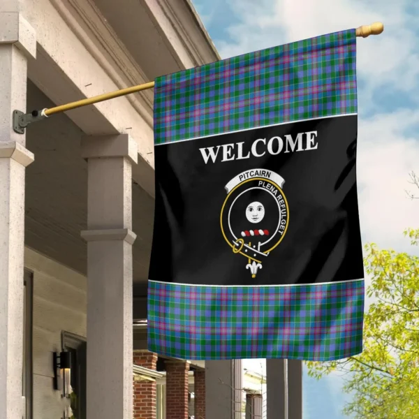 Tartanclans Pitcairn Flag, Welcome Tartan Day Garden Flag - Image 2