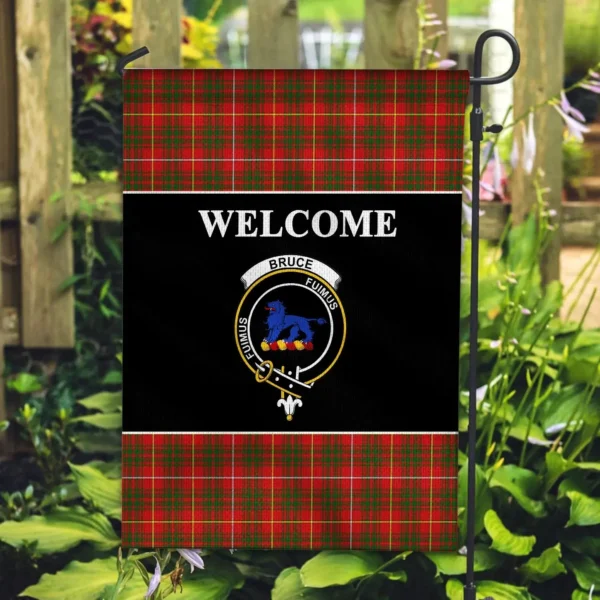 Tartanclans Bruce Flag, Welcome Tartan Day Garden Flag