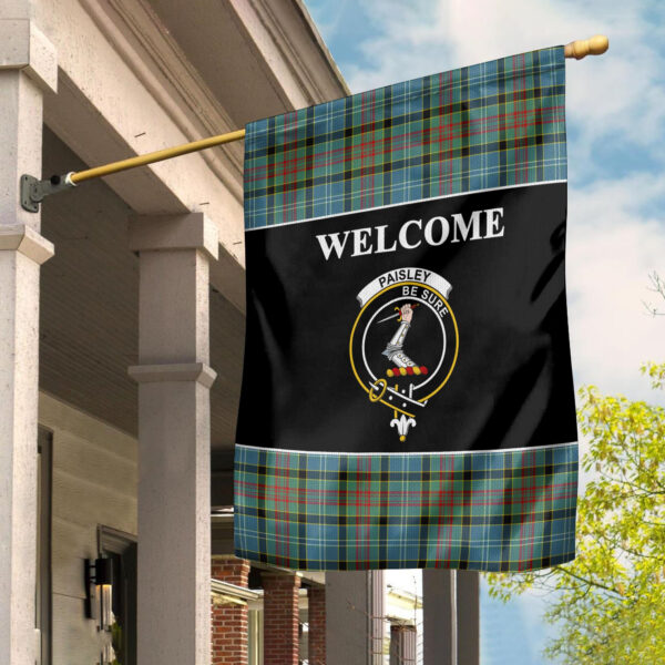 Tartanclans Paisley Flag, Welcome Tartan Day Garden Flag - Image 2