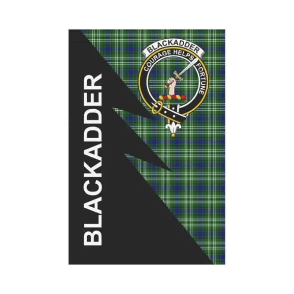 Tartanclans Garden Flag, Clan Blackadder Plaid & Crest Tartan Flag, Flash Style - Image 2