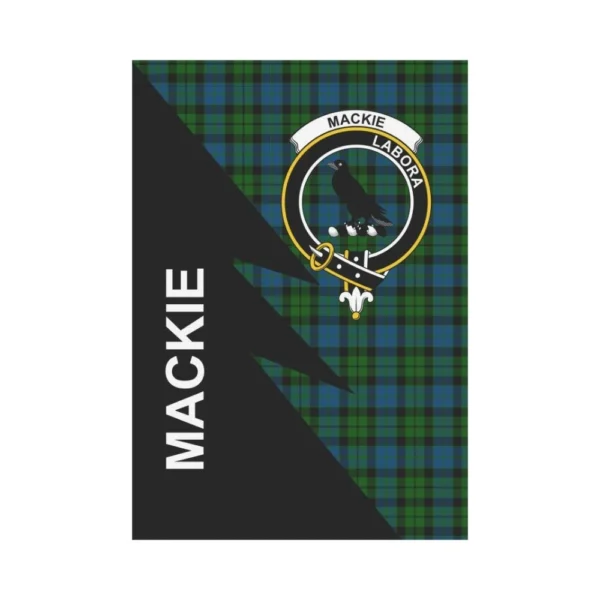 Tartanclans Garden Flag, Clan MacKie Plaid & Crest Tartan Flag, Flash Style - Image 2