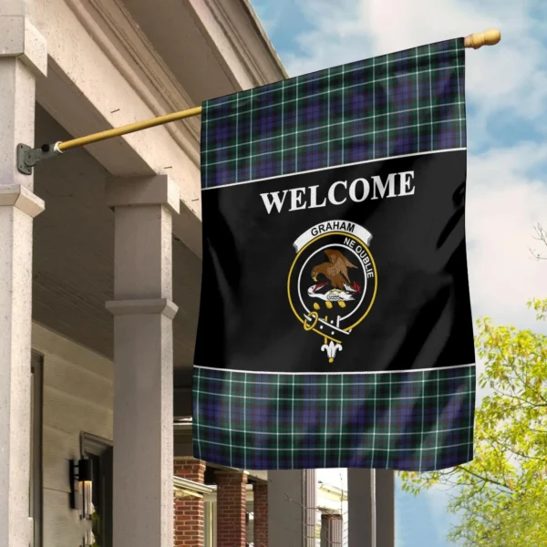 Tartanclans Graham Flag, Welcome Tartan Day Garden Flag - Image 2