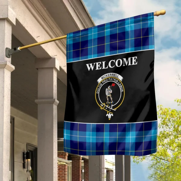 Tartanclans McKerrell Flag, Welcome Tartan Day Garden Flag - Image 2