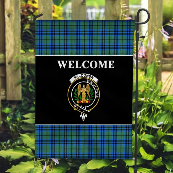 Tartanclans Falconer Flag, Welcome Tartan Day Garden Flag